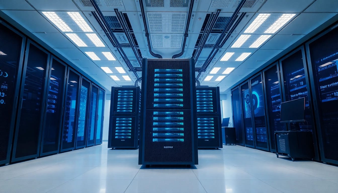 Windows Server 2025 für IT-Infrastruktur kaufen in einem modernen Serverraum mit professioneller Ausstattung.