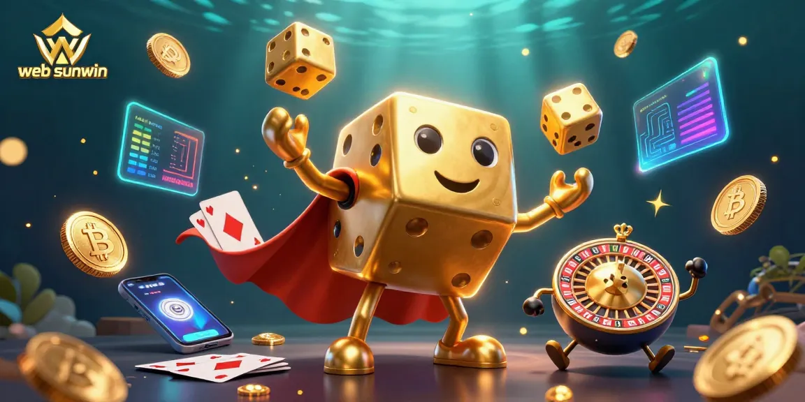 Experience thrilling bets with web sunwin while enjoying a vibrant 3D casino scene.