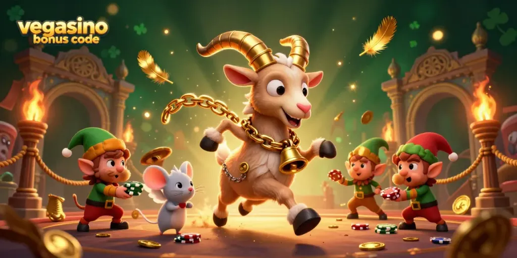 Win big with vegasino bonus code in this festive casino scene!