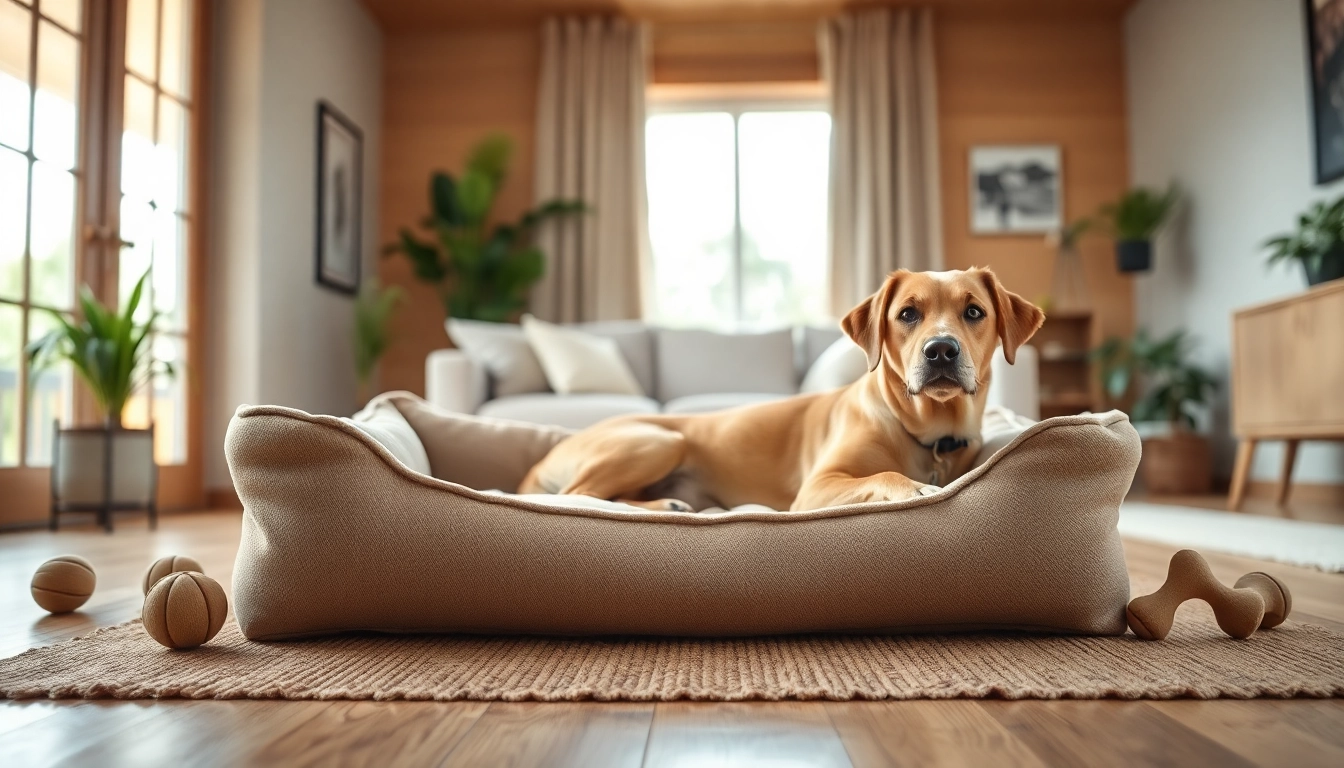 Nagermatte in einem gemütlichen Zuhause, bietet Komfort für Hunde und betont umweltfreundliches Material.