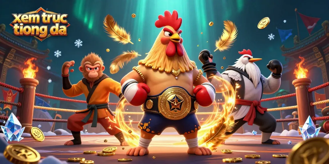 Engage in xem truc tiep bong da experiences with cartoon fighters in a vibrant arena.