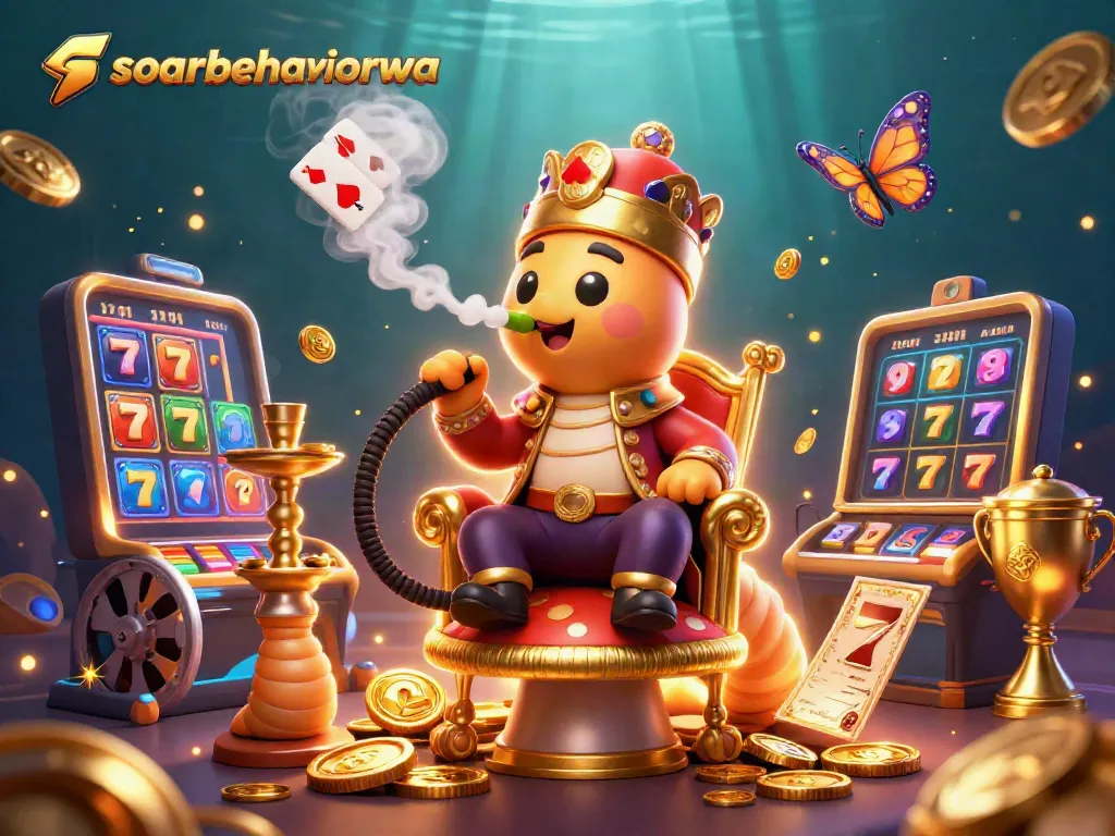 Experience thrills at soarbehaviorwa with a vibrant illustration of a magical casino scene.
