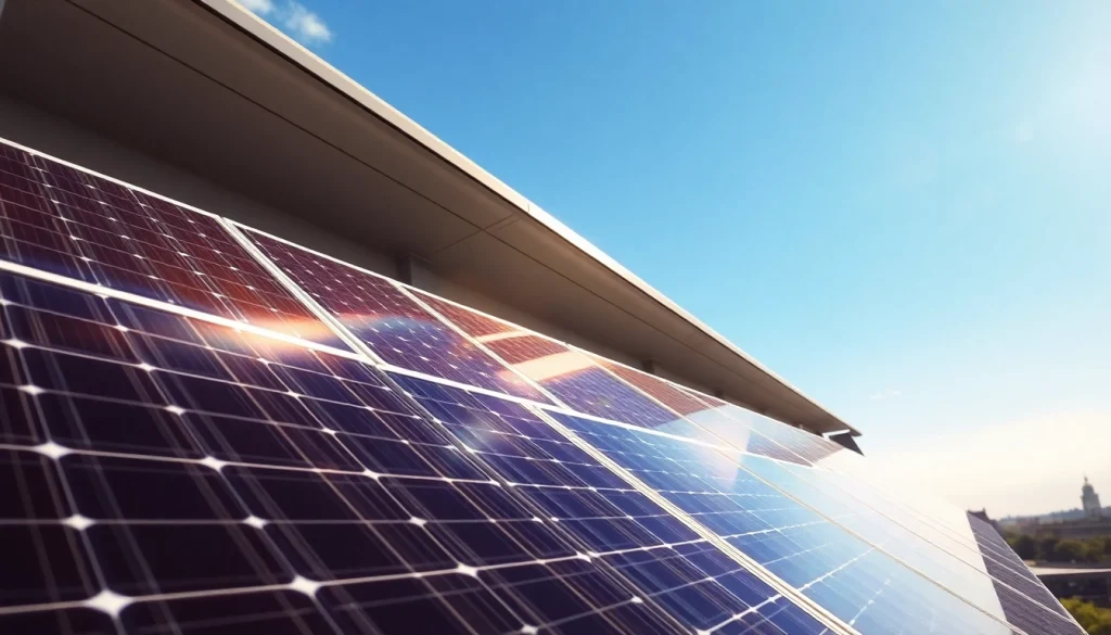 Optimieren Sie Ihre Energieeffizienz mit Pv anlagen wien auf einem modernen Dach.